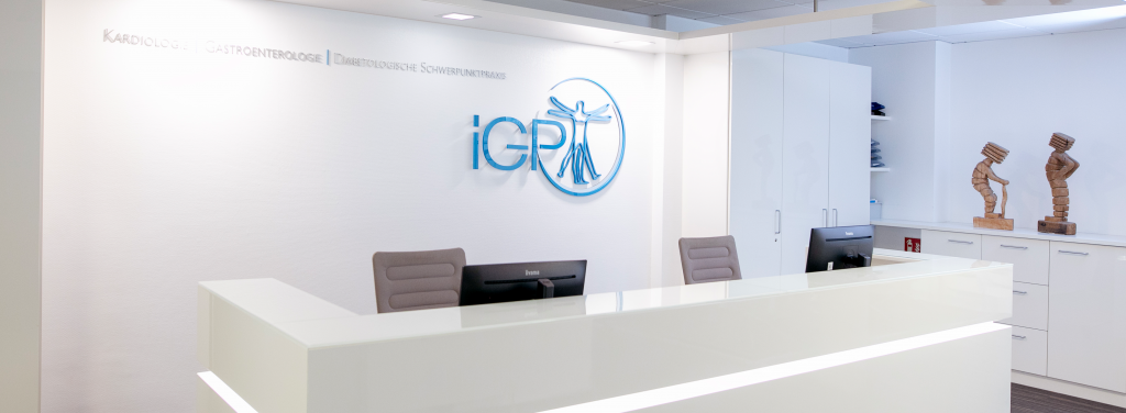 Empfangstresen der IGP Preetz